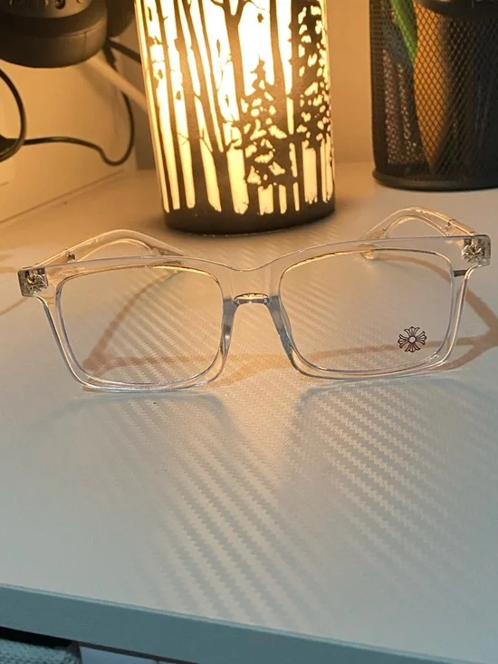 Clear Transparent Rectangular Glasses - Picture 2 of 7